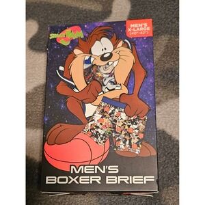 Space Jam Taz Tasmanian Devil Boxer Briefs Mens X-Large‎ (40-42) NWT